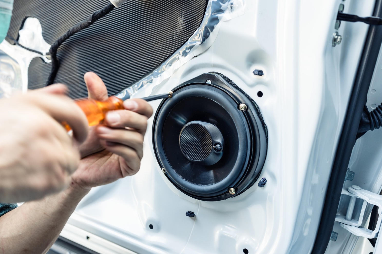 Car speaker installation Dubai